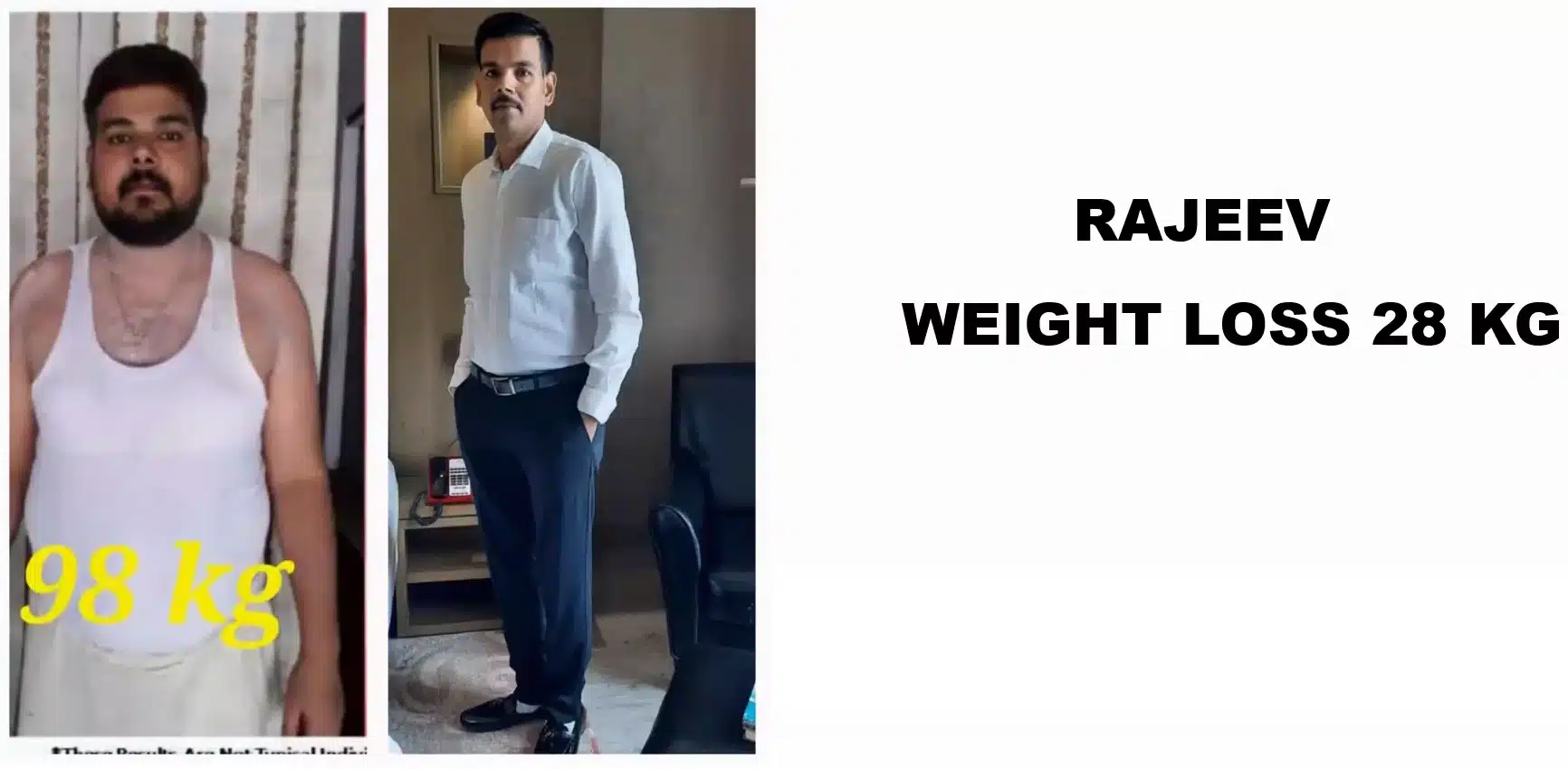 Successful weight loss result of chandaron wellness