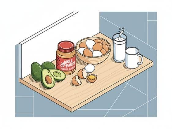 A collection of nutrient-dense foods for clean bulking and weight gain.