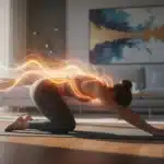 Person successfully eliminating Back Pain at home using proven stretching techniques for fast, natural relief.