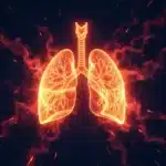 A visual guide illustrating how to cure bronchitis fast featuring healthy glowing lungs
